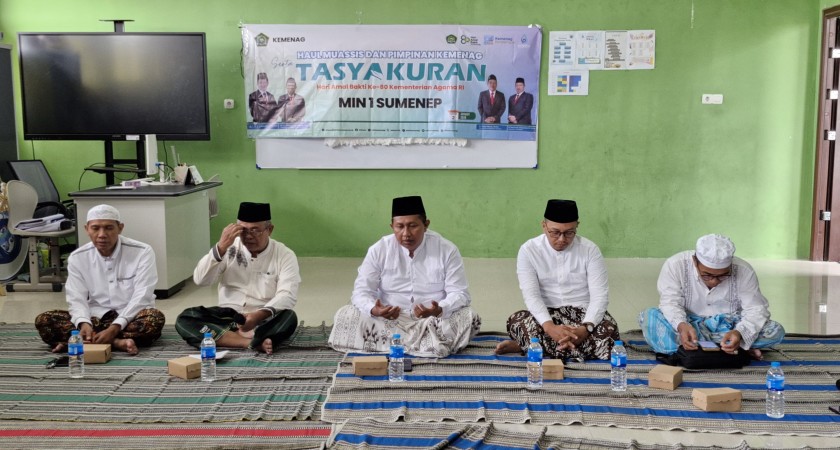 MIN 1 Sumenep Laksanakan Haul dan Tasyakuran HAB ke-80 Kementerian Agama