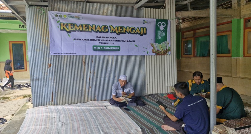 MIN 1 Sumenep Laksanakan Kegiatan “Kemenag Mengaji” dalam Rangka HAB Kemenag ke-80