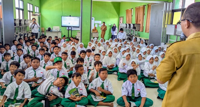 Dinas Kesehatan Kabupaten Tinjau Fasilitas dan Bina Agen Tiwisada di MIN 1 Sumenep