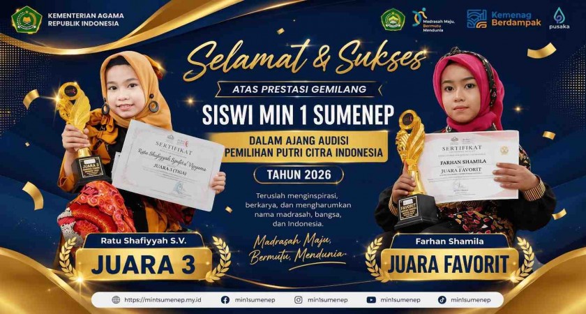 Ratu Juara 3, Farhan Shamila Juara Favorit di Ajang Putri Citra Indonesia 2026