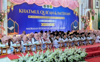 MIN 1 Sumenep Sukses Gelar Khatmul Qur'an dan Imtihan Metode Ummi Angkatan Ke-5