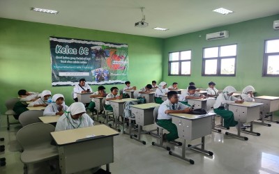 Pelaksanaan Ujian Madrasah Kelas VI Berjalan Tertib dan Lancar