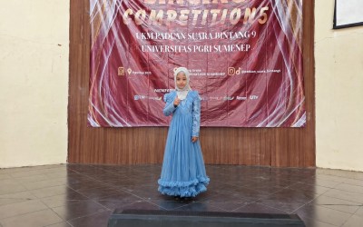 Zia Rumaisha Sabet Juara 2 Singing Competition 5 Universitas PGRI