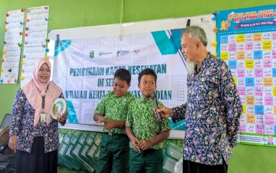 Kolaborasi MIN 1 Sumenep dan Puskesmas Pandian Ciptakan Lingkungan Madrasah yang Bersih, Aman, dan Sehat